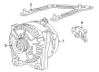 Lincoln Aviator Alternator Bracket Diagram - 2C5Z-10153-BA