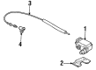 Ford Crown Victoria Speedometer Cable Diagram - 1W1Z-9A825-AA