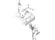 Ford Tempo A/C Compressor Clutch Diagram - F33Z19D784A