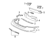 Ford Taurus Bumper Cover Diagram - 2F1Z-17K835-DA