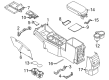 Ford Maverick Armrest Diagram - NZ6Z-2606024-AB