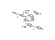 Ford Mustang Differential Mount Diagram - YR3Z-4B431-AA