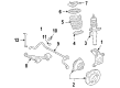 Ford Freestar Strut Housing Diagram - 3F2Z-18124-AA