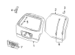 Ford Freestar Liftgate Lift Support Diagram - 3F2Z-17406A11-AA