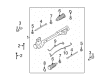 Ford Tie Rod End Diagram - 8A5Z-3A130-A