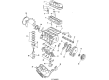 Ford Tempo Crankshaft Thrust Washer Diagram - E43Z-6333-B