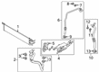Ford Escape Automatic Transmission Oil Cooler Line Diagram - JX6Z-7R081-B