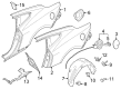 Ford Mustang Fuel Door Diagram - PR3Z-63405A26-B
