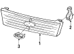 Ford EXP Emblem Diagram - E6FZ-8A223-A