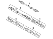 Ford Windstar Axle Shaft Diagram - F58Z-3B414-C