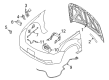 Ford Focus Hood Release Cable Diagram - 8S4Z-16916-A