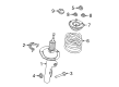Ford Shock and Strut Boot Diagram - AA8Z-3C239-B