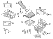 Ford F-350 Super Duty Air Filter Box Diagram - AL3Z-9661-B