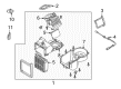 Ford Escape Evaporator Diagram - 4L8Z-19860-AA