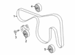 Ford Explorer Drive Belt Diagram - L1MZ-8620-F