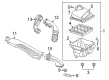 Ford Maverick Air Intake Coupling Diagram - LX6Z-9B659-Q