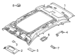 Lincoln Nautilus Sun Visor Diagram - R2TZ-5804105-FC