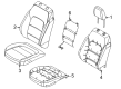 Ford Bronco Sport Seat Covers Diagram - M1PZ-7864416-JD