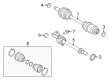 Ford Fusion Axle Shaft Diagram - AH6Z-3A427-A