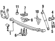Ford Ranger Leaf Spring Shackle Diagram - F57Z-5775-A