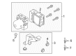 Ford Focus Brake Fluid Pump Diagram - BV6Z-2C405-E