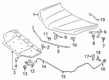 Lincoln MKX Hood Hinge Diagram - FA1Z-16796-A
