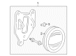 Lincoln Blackwood Fog Light Diagram - 1L7Z-15200-AD