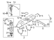 Ford E-350 Super Duty Fuel Line Clamps Diagram - -383525-S
