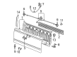 Ford Ranger Tailgate Handle Diagram - F87Z9943400AAM