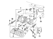 Ford EXP Headlight Bulb Diagram - E5LY-13N021-A