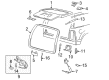 Ford Explorer Trunk Lid Latch Diagram - 4L2Z-78404C40-A