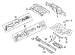 Ford Mustang Floor Pan Diagram - 8R3Z-6311215-A