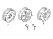 Ford Fiesta Spare Wheel Diagram - C1BZ-1007-H