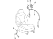 Lincoln Blackwood Seat Belt Diagram - 1L7Z-7861202-BAD