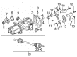 Ford Axle Vent Diagram - 6L8Z-4022-A