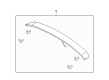 Ford Fusion Spoiler Diagram - 6E5Z-5444210-AA