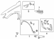 Lincoln Nautilus Emblem Diagram - KA1Z-16720-BA