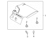 Ford Engine Cover Diagram - AA5Z-6A949-H