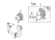 Lincoln MKX Oil Cooler Hose Diagram - 8T4Z-8N021-A