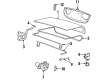 Lincoln Town Car Trunk Lid Latch Diagram - XW1Z-5443200-BB