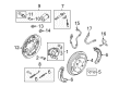 Ford Parking Brake Shoes Diagram - 8V5Z-2200-A