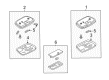 Ford Escape Dome Light Diagram - 7L8Z-13776-AA