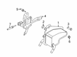 Ford Transit-350 HD Transmission Oil Cooler Diagram - LK4Z-7869-L