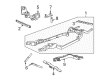 Ford Front Cross-Member Diagram - 3W1Z-5019-AA