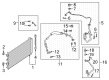 Ford Maverick A/C Condenser Diagram - LX6Z-19712-L