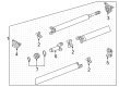 Ford E-350 Super Duty CV Joint Companion Flange Diagram - 2C3Z-4865-BA