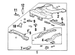 Mercury Cougar Floor Pan Diagram - F8RZ6311218AA