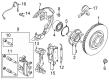 Ford Bronco Sport Backing Plate Diagram - LX6Z-2K004-D