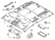 Ford Ranger Sun Visor Diagram - KB3Z-2104104-AB