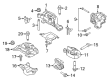 Ford Focus Engine Mount Torque Strut Diagram - CV6Z-6068-A